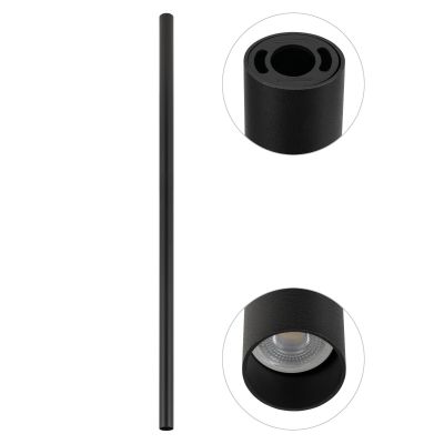 Точковий світильник Fourty XL Чорний (1091183556) дешево