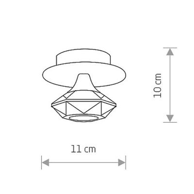 Точковий  світильник Tesalli Хром (109731975) недорого