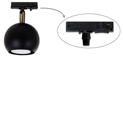 Трековий світильник Тrack Bowl GU10 TL90 Black (1111230567) дешево