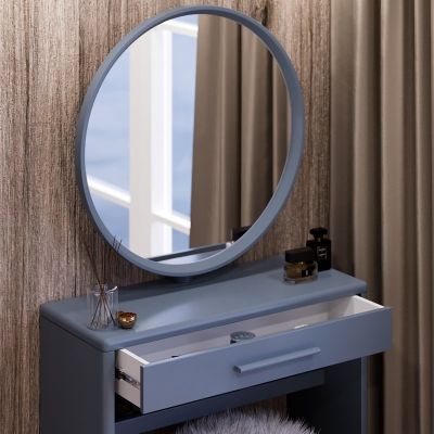 Туалетний столик з дзеркалом Аскольд Сірий (68479448) недорого
