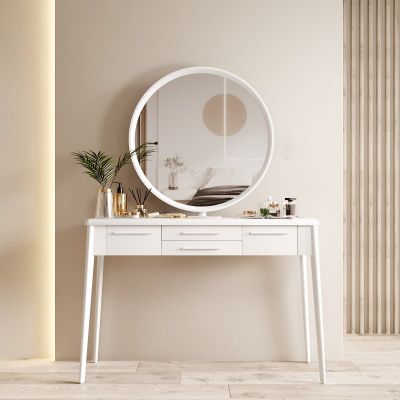 Туалетный столик с зеркалом Бонито Белый (68479462)