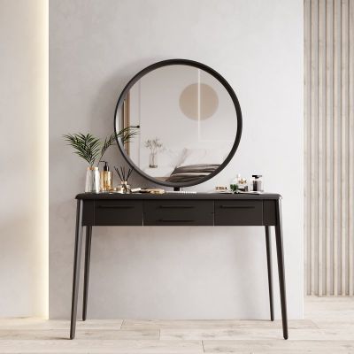 Туалетный столик с зеркалом Бонито Черный (68479463)