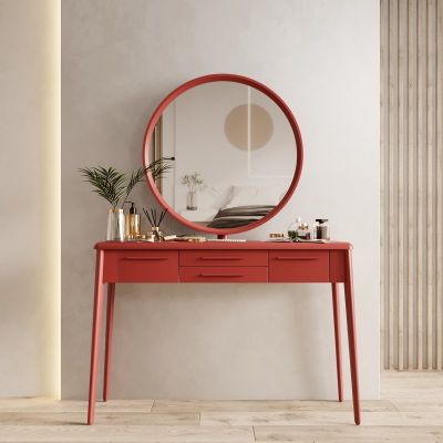 Туалетний столик з дзеркалом Боніто Червоний (68479467)