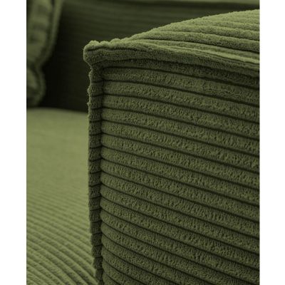Угловой диван BLOK 4-местный 320Х230 Зеленый (90724065) дешево