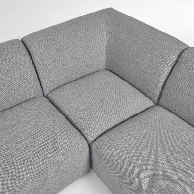Кутовий диван LEGARA 4-місний Світло-сірий (90724058) дешево