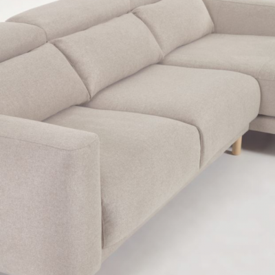 Угловой диван SINGA с левым шезлонгом Бежевый (90724131) недорого
