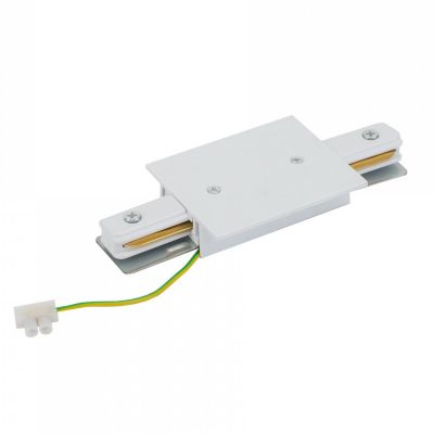 Ввід живлення Profile Recessed Power Straight Connector IP20 Білий (109985051)