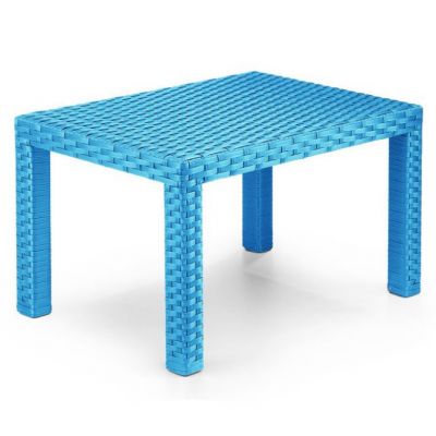 Журнальний стіл Аризона прямокутний 600х400 Синій перламутр (41376765)