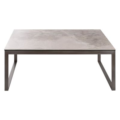 Журнальный стол BRIGHTON 120x65 Светло-серый глянец, Керамика (52383016)