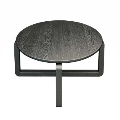 Журнальний стіл Diox LD-061 D74 Чорний ясен, Чорний ясен (51446179) дешево