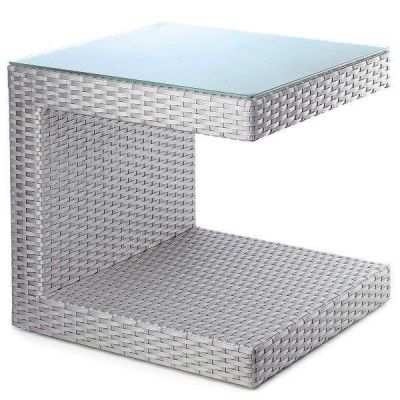 Журнальний стіл Гранд С квадратний 600х600 Світлий графіт (41376618)