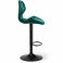 Барний стілець Astra new Black Velvet Темно-зелений (44515294) недорого