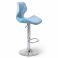 Барний стілець Astra new Chrome Velvet Блакитний (44513024) цена