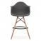 Барный стул Bryan Wood Arm Черный (44189351) в интернет-магазине