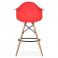 Барный стул Bryan Wood Arm Красный (44189347) hatta