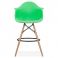 Барный стул Bryan Wood Arm Зеленый (44189346) в интернет-магазине
