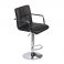 Барный стул Dublin Arm Chrome Eco Черный (44406332) фото