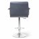 Барный стул Dublin Arm Chrome Velvet Темно-серый (44515167) hatta