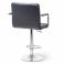 Барный стул Dublin Arm Chrome Velvet Темно-серый (44515167) недорого
