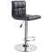 Барный стул Dublin Chrome Eco Черный (44337133) с доставкой