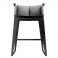 Барный стул E4 Серый, Черный (32230159) цена