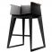 Барный стул E4 Серый, Черный (32230159) фото