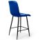 Барний стілець Indigo Velvet Темно-синій (44556643) дешево