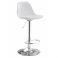 Барный стул Milan Eco Chrome Белый (44303808) в Украине