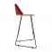 Барний стілець Origami Червоний (54382513) цена