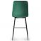 Барний стілець Petty Velvet Темно-зелений (44515252) недорого