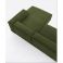 Диван BLOK с правым шезлонгом 300 см Зеленый (90724126) цена