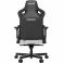 Кресло геймерское Anda Seat Kaiser 3 L Linen Grey (87785392) недорого