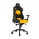 Кресло геймерское Apex Черный, Желтый (78446757) в Украине