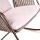 Кресло качалка Купер с подушкой Тентовая ткань 301, Коричневый меланж (41523190) купить
