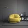 Кресло с пуфом Uni LD-050 Желтый, Черный (137446293) фото