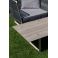 Кресло Твист-М Лаунж с подушкой Жаккард 12, Серый шнур, Белый (41371038) дешево