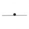 Настінний світильник Pin LED S Чорний (109727548) в интернет-магазине
