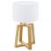 Настольная лампа Chietino 1 Натуральный, Белый (110732732) дешево