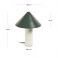 Настольная лампа VALENTINE Зеленый (90733726) hatta