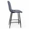 Полубарный стул Indigo Velvet Темно-серый (44479173) недорого
