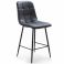 Полубарный стул Indigo Velvet Темно-серый (44479173) фото