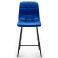 Полубарный стул Indigo Velvet Темно-синий (44556632) hatta