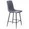 Полубарный стул Petty Velvet Серый (44479172) дешево