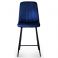 Полубарный стул Petty Velvet Темно-синий (44479169) купить