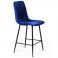 Напівбарний стілець Petty Velvet Темно-синій (44479169) дешево