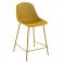 Напівбарний стілець Quinby Жовтий (90897282) с доставкой