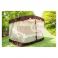 Садовая качель Грендис с сеткой и подголовником 215x170 Коричневый, Коричневый (33477933) в интернет-магазине