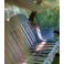 Садовая качель Милан трехместная с сеткой 225x180 Серый, Черный (33478035) фото