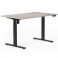 Стіл E-Table Premium Cleaf 121x70 Кремовий, Чорний (15518627) с доставкой