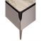 Стол журнальный Бергамо 130x70 Калакатта мрамор, Черный (23480918) недорого